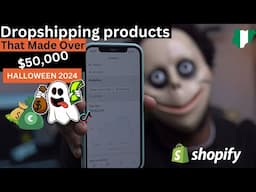 Halloween 2024! Over $50,000 Dropshipping Halloween Products! Halloween Products That Made Over $50K