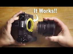 Use Sony Lenses On Nikon Cameras With This Adapter!