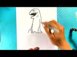 How to Draw SHIN GODZILLA - Suprised