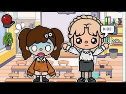 The School Lockdown 🏫 || *WITH VOICE* 🎙️|| Toca Boca TikTok Roleplay 🩵🌈