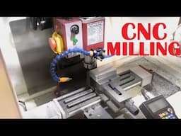 CNC Milling with a converted manual milling machine