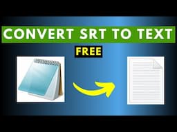 How to Quickly Convert SRT to TXT – Free and Effortless