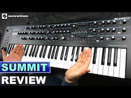 NOVATION SUMMIT - Review, Sounds & Demo | Bi-Timbral Hybrid Synthesizer