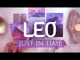 LEO TAROT READING | "APPLICATION APPROVED! NO LOOKING BACK!" JUST IN TIME