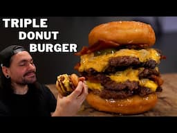 El creador de esta Hamburguesa es un GENIO | Donut Burger | La Capital