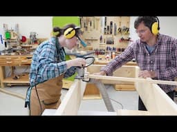 Building a bookcase with Rachel