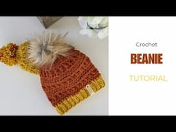 Simple Pattern: How to Crochet a Stylish Beanie/TUTORIAL