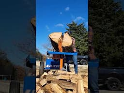 Splitting 28 inch Oak on Eastonmade Ultra