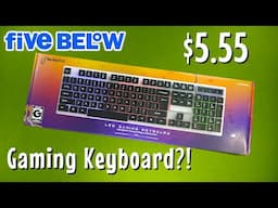 $5.55 Gaming Keyboard from Unlocked LVL | Five Below Review