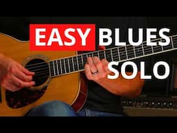 Easy Way to Play an Acoustic Blues Solo (Just 2 Shapes)