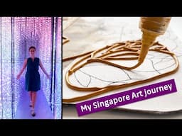 My Singapore art story rapid change in my painting style inspirational vlog