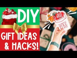 🎁 DIY Gift Ideas & Hacks  that won't break the bank! Gifts people will love! PLUS a gift for you! 🎁