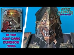 In The Deep Dark Dungeon (1992) - Vintage Horror Pop-Up Book - Spooky Halloween