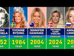 ✨ All Winners of Miss Universe in History (1952 - 2024) | Miss Universe 2024