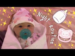 Silicone baby Night Routine|Role~Play|Reborns world