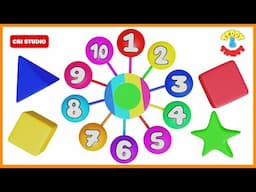 Shapes | Numbers for kids | Shapes Name | 123 go | Kids Videos for Kids | Shapes for Kids | Square