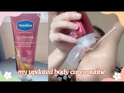 VASELINE GLUTA-HYA PRO AGE RESTORE LOTION - MY UPDATED BODYCARE ROUTINE