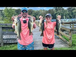 Bass Tournament with MY WIFE!! (Her 1st Tournament!)