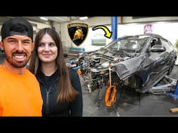 RECONSTRUYENDO UN LAMBORGHINI URUS DESTRUIDO PARA MI NOVIA