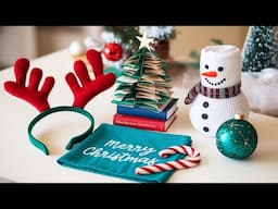 4 Simple DIY Christmas Tree Ornaments🎅Christmas Decorations for Your Home🎄Festive Craft Ideas