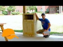 DIY Trash Can Cover Build | Perfect for Your Home or Business!