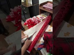 Trying the Wrapping Paper Cutter before Gift Wrapping season