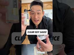 Clear soy sauce with wasabi!