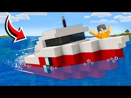 How To Build A Working Boat in Minecraft