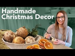 DIY Christmas Decor | DIY Ornaments | Natural Garland | Inexpensive DIY Holiday Decor