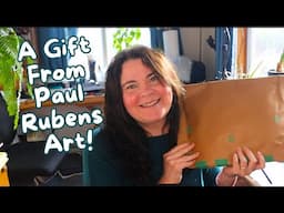 SNOW! Cozy Watercolor Painting and Sketchbook Testing, Colored Pencil and Graphite- Art Studio Vlog