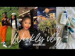 VLOG: Yho, Going Through A Lot| Glowing Skincare Routine, Amapantsula Birthday Braai, Tempo Launch