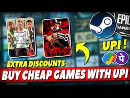 How To Buy Steam Games with UPI & GET Cashback + Discounts on Every Purchase!