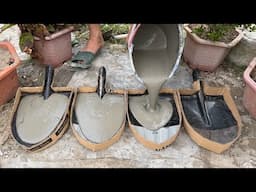 Amazing ideas from Cement and Shovel, Tips Make Beautiful Flower Pots At Home