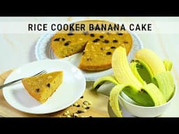 RICE COOKER Banana Cake Recipe for a MOIST and DELICIOUS Treat!