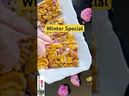 Healthy Winter Snack Alert! No-Sugar Dry Fruits Chikki Recipe #winter