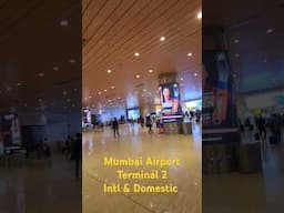 Mumbai Airport Terminal 2 International and Domestic #mumbaiairport #travel #tourist