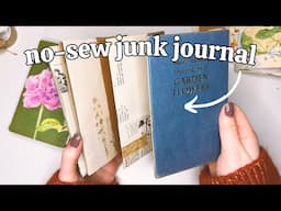 Turn an old book into a no-sew junk journal 🌟 Beginner-friendly tutorial