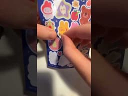 peeling my new sticker sheets #asmr