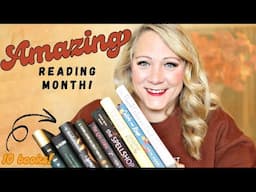 I READ 10 BOOKS THIS MONTH!