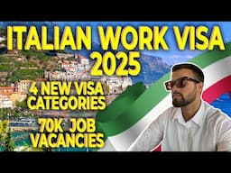 DIFFERENT ITALIAN 🇮🇹 WORK VISA 2025 || APPLY NOW || 70k JOB VACANCIES || #workinitaly #workineurope