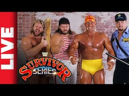 🔴 WWE SURVIVOR SERIES 1990 - Undertaker WWE Debut! Full Show Live Stream Watch Along