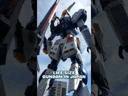 Amazing Life size Gundam in Japan #shorts #gundam #gundamevolution #fukuoka #robot #lalaport