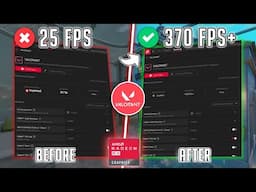 Valorant - NEW AMD Radeon Settings for FPS Boost, 0 Input Delay on ANY PC 🔧