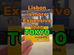 LISBON more expensive than TOKYO