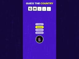 Guess The Country Name