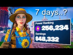 I Went Pro in 7 Days...