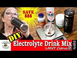 DIY Electrolyte Drink Mix | How to Make LMNT Citrus Salt! Save Money and Control the Ingredients!