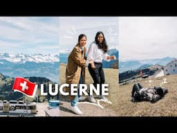 LUCERNE German Travel Vlog (EN & DE sub)🇨🇭 🇩🇪| Visiting my friend in CH, Chapel Bridge, Mt. Rigi  🏔️