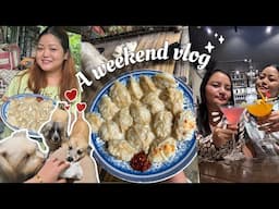 Making Juicy Chicken Momo at home :A week in my life❄️// spending time with pets