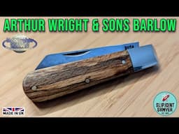 Arthur Wright & Sons Lambsfoot Barlow Stabilized Spalted Beech Pocket Knife - Moonraker Exclusive